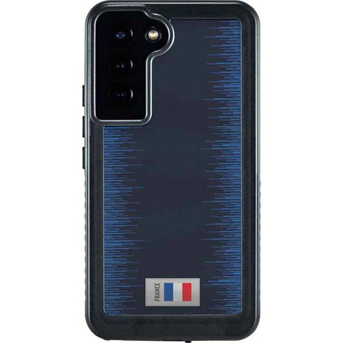 France Soccer Flag Galaxy S23 Plus Waterproof Case